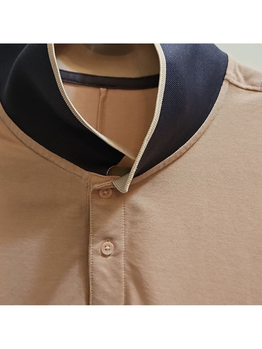 Men's Pink Short Sleeve Polo Shirt - Picture 2 of 8